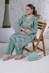 SUNEHRA PRINTED LAWN 2 PIECE QAUSE QAZAA 5MTR