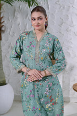 SUNEHRA PRINTED LAWN 2 PIECE QAUSE QAZAA 5MTR