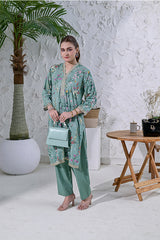 SUNEHRA PRINTED LAWN 2 PIECE QAUSE QAZAA 5MTR