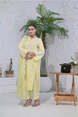 PREMIUM LAWN 3 PIECE UNSTITCHED CHIKANKARI
